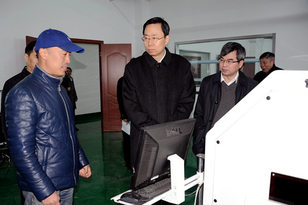 泰州市委书记、市人大常委会主任蓝绍敏莅临公司调研项目建设情况